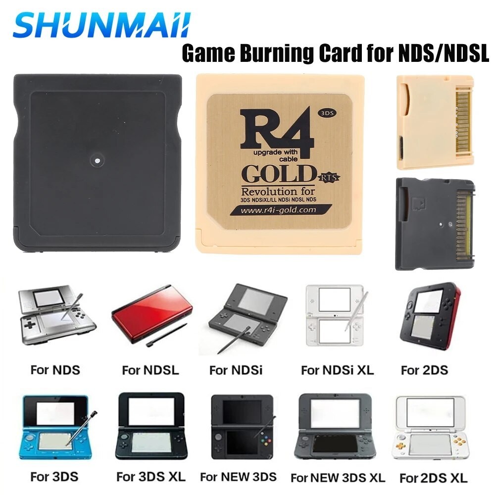 Game Burning Card for R4 DS PRO/R4 GOLD RTS Adapter Flashcard Secure ...