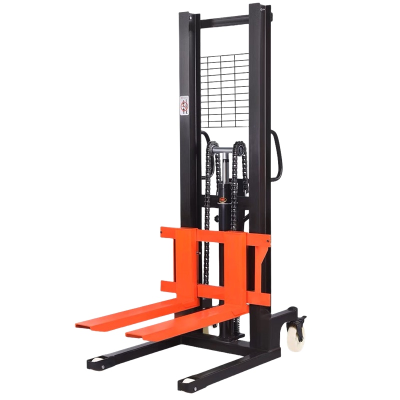 Telehandler Manual Stacker Pallet Forklift Manual Lifter Hydraulic Hand ...