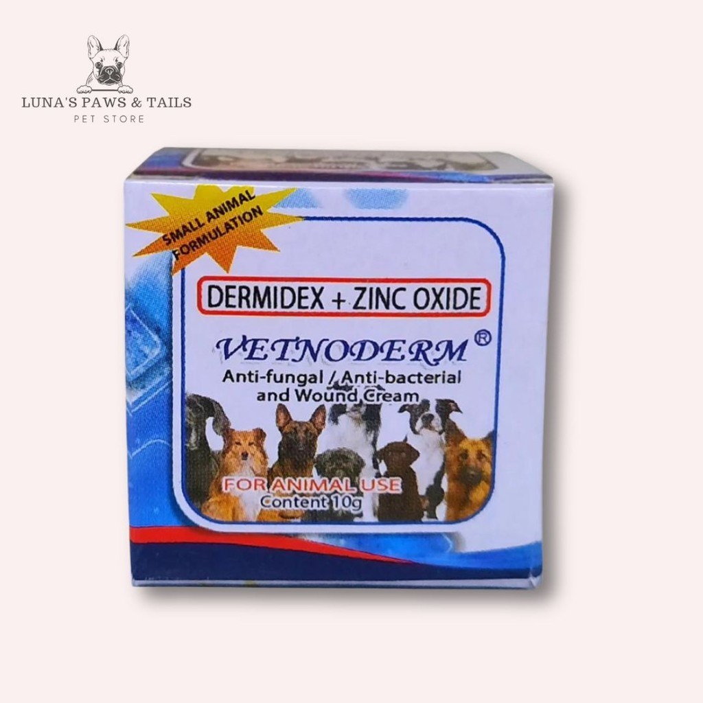 Vetnoderm Cream Anti-Fungal/Anti-bacterial and Wound Cream Dermidex ...