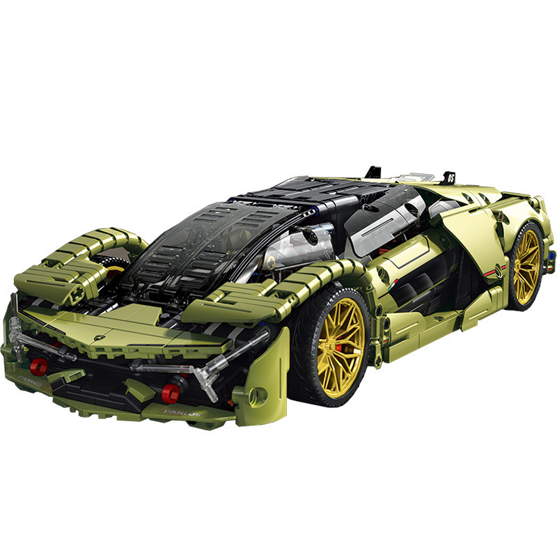 Stem Panlos 673005 Building Blocks Technology Sports Car Model Small ...