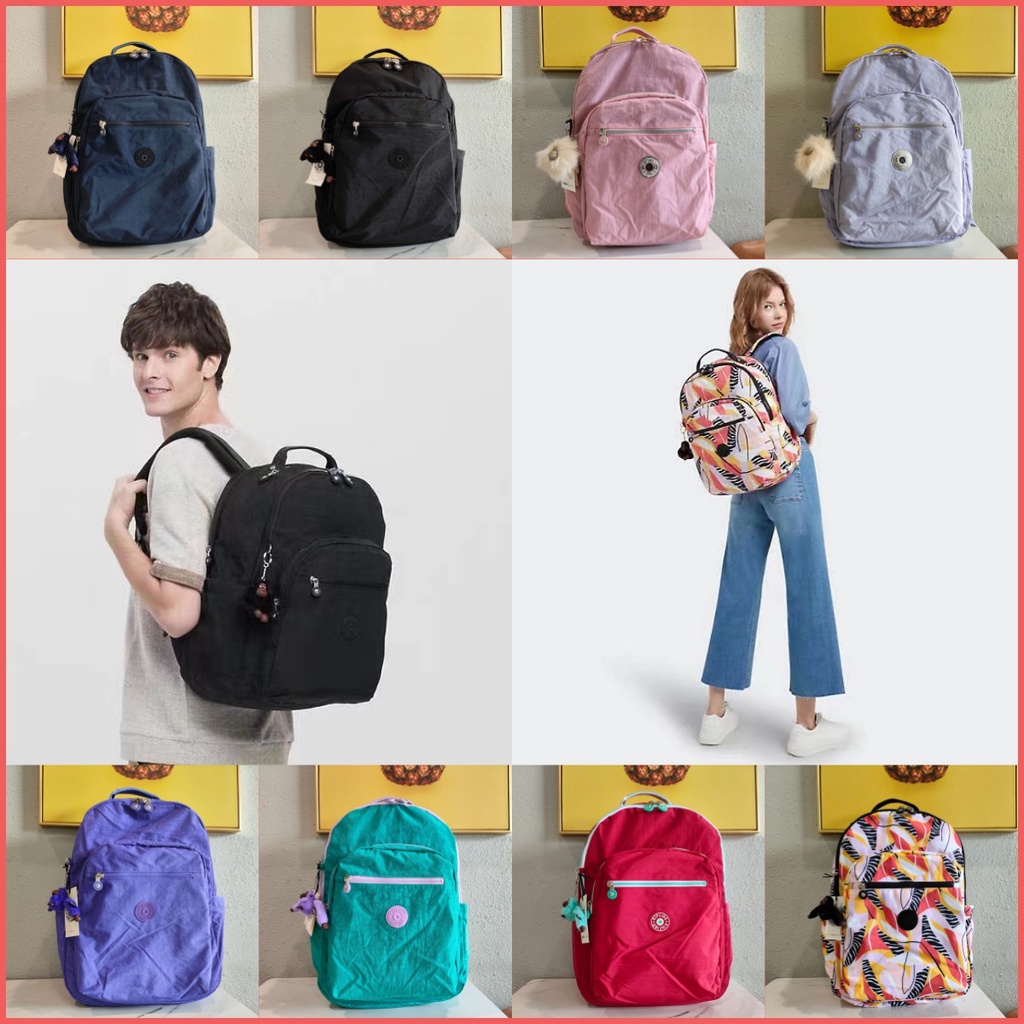 Kipling Plus Size Nylon Backpack SEOUL GO XL Travel Waterproof Backpack K13864 9 colors