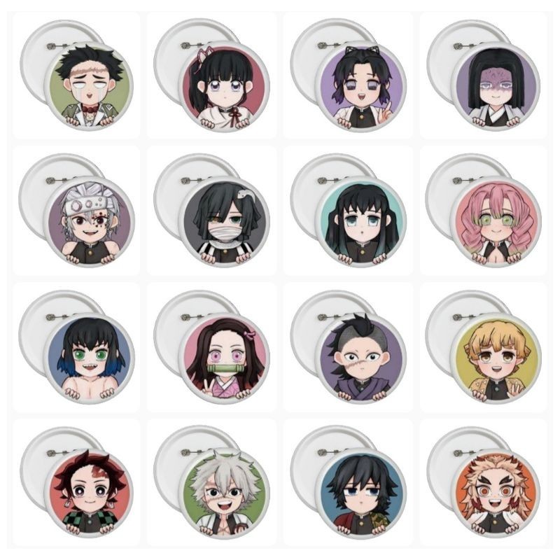 DEMON SLAYER PIN BADGE | Shopee Philippines