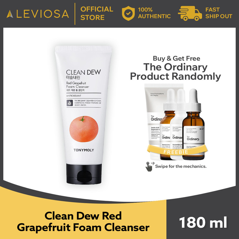 TONYMOLY Clean Dew Red Grapefruit Foam Cleanser 180ml | Shopee Philippines