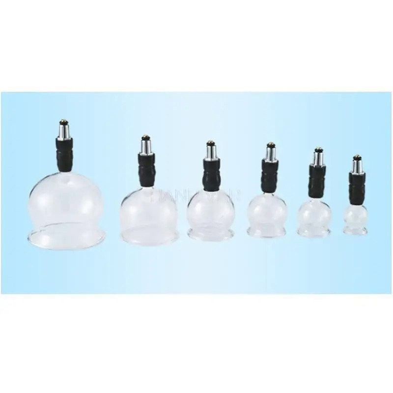Profissional Silicone Vacuum Cupping Óculos Face Massagem Copos Levantamento Da - Foto 10