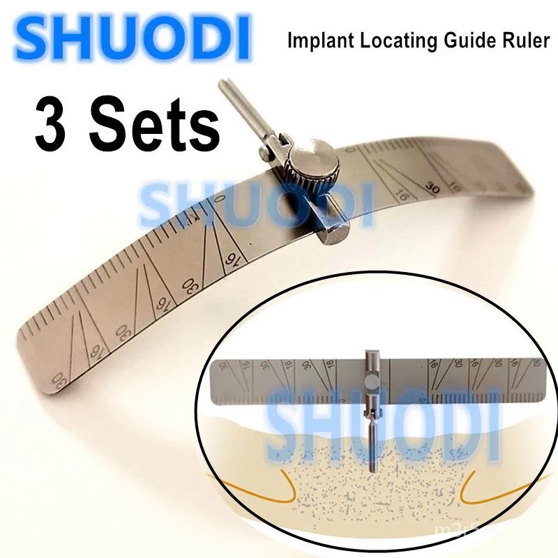 3 sets Dental Positioning Ruler Guage Implant Locating Guide Surgical ...