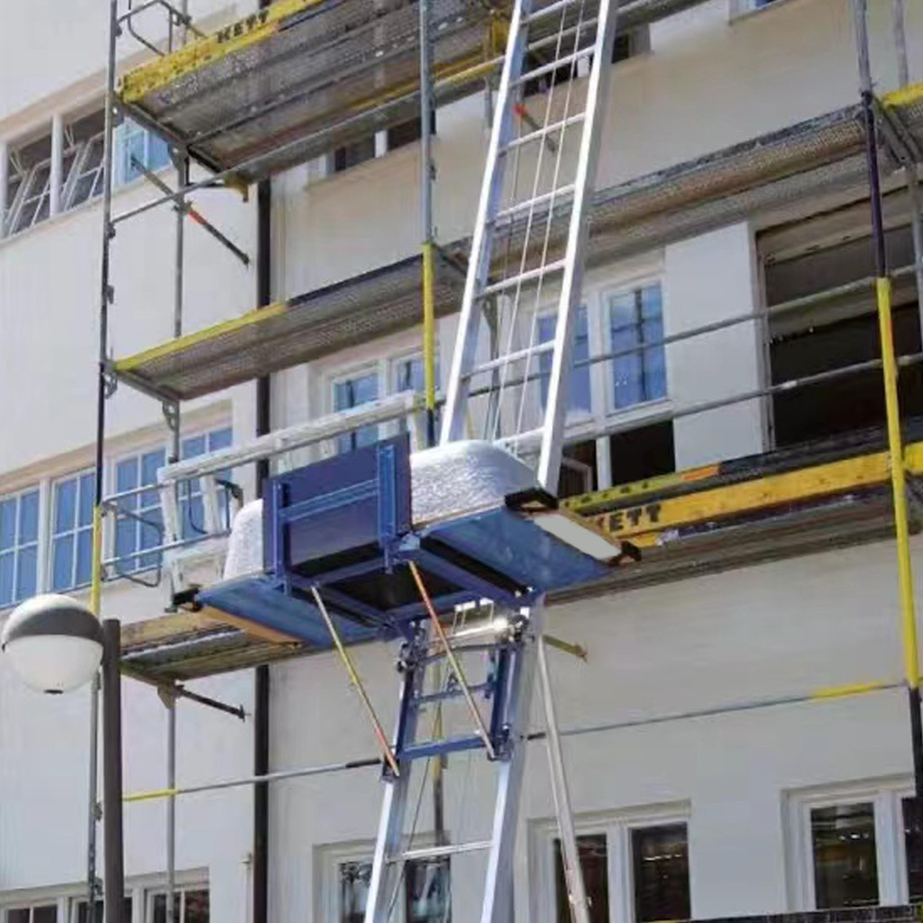 Aluminum Electric Ladder Scaffolding Lift Pv Panels Electric Elevator ...