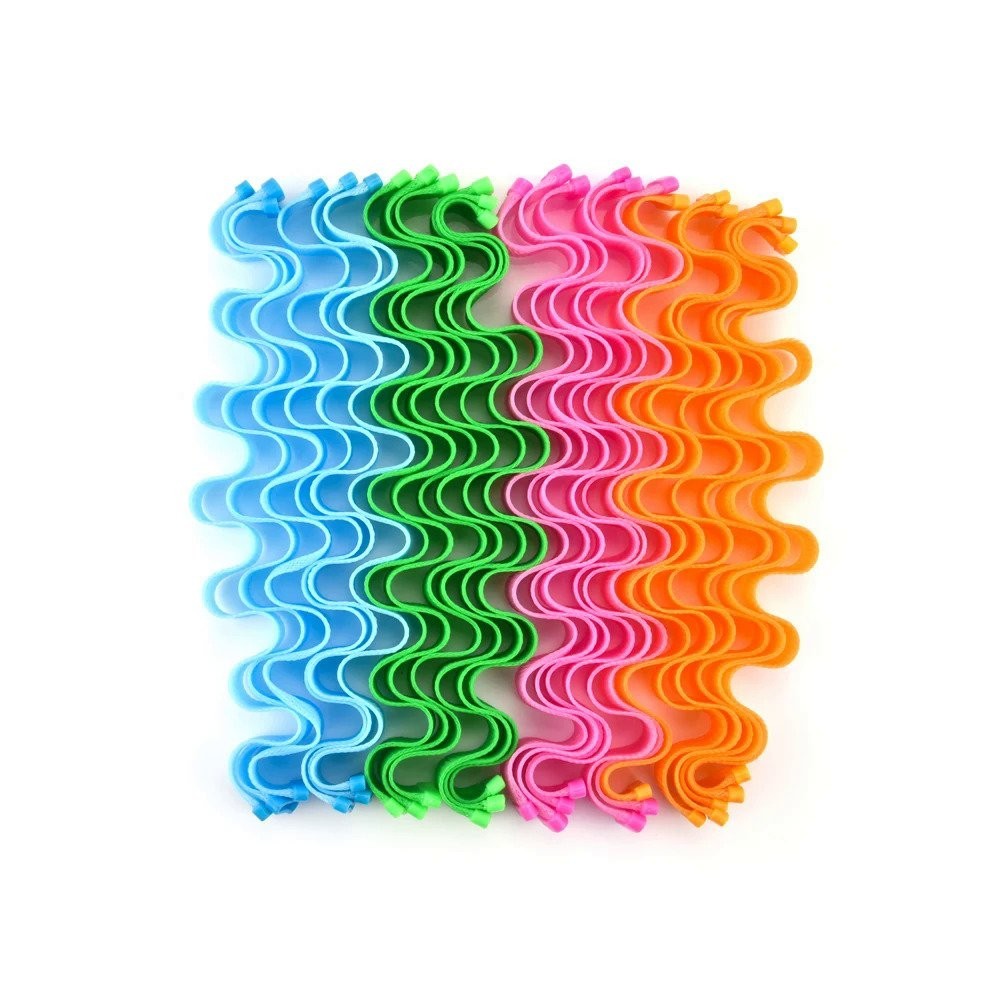 Harmless Soft Hair Curlers Heatless DIY Magic Wave Curls Rollers Hair ...