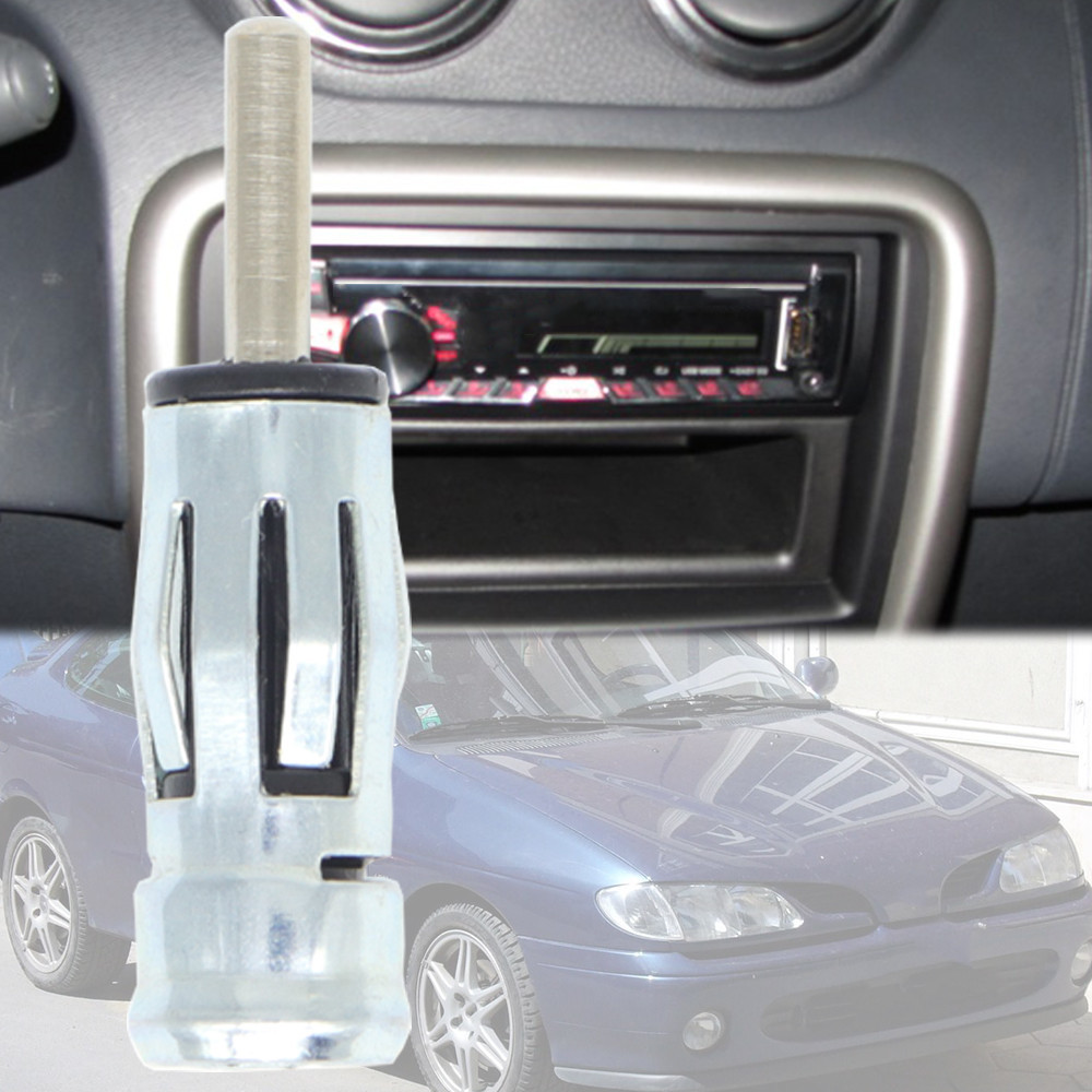 Car Antenna Radio Stereo ISO To Din Adapter Conversion Socket Plug For ...