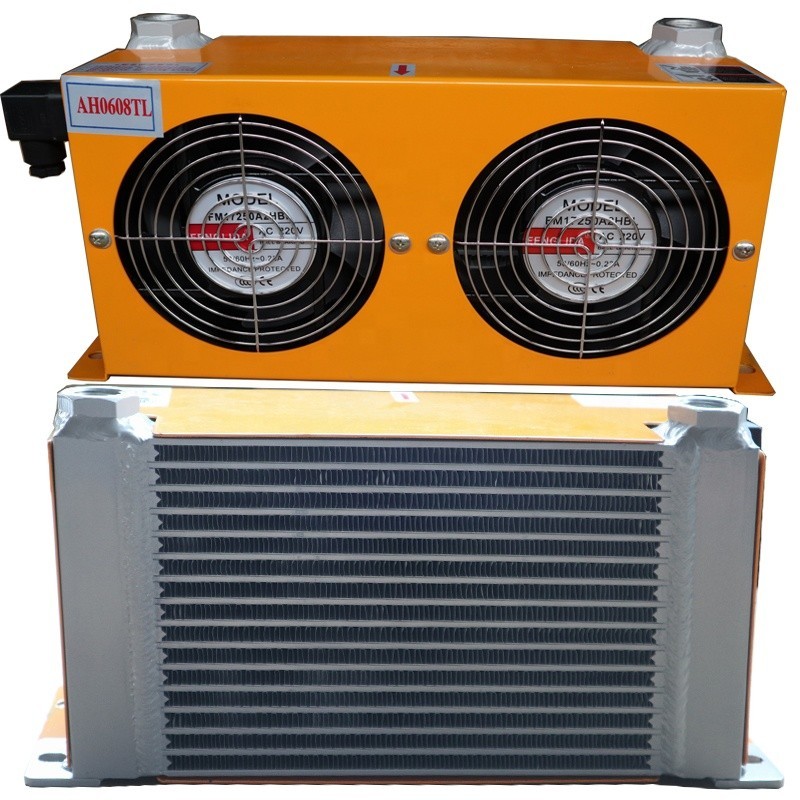 Brand New Hydraulic Air Oil Cooler Air-Cooled Oil Radiator Heat Exchanger 48W12V - View #12
