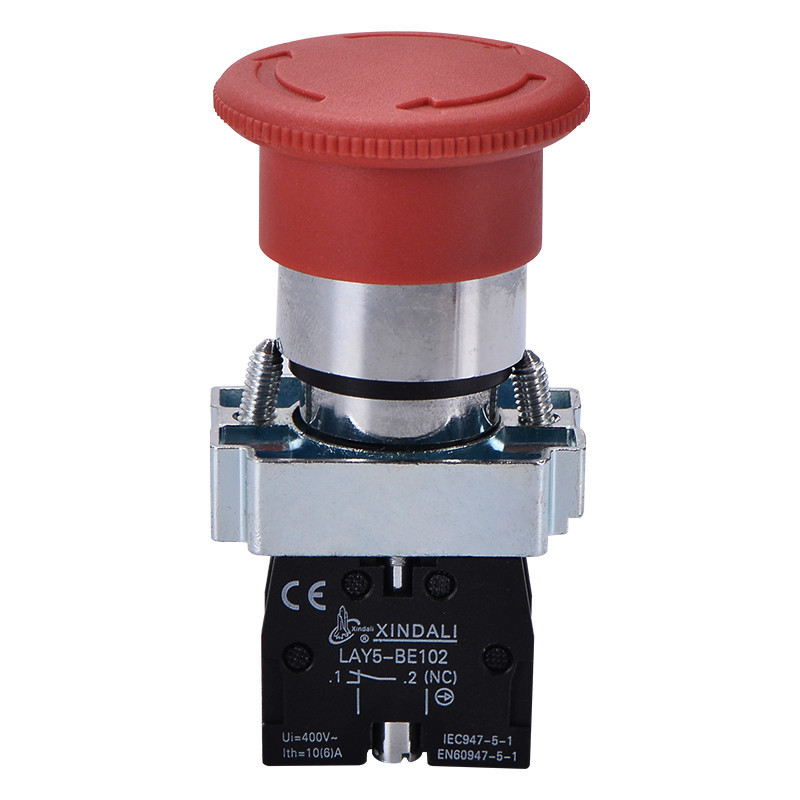 Lay5 bs542 metal waterproof mushroom switch emergency stop marine push