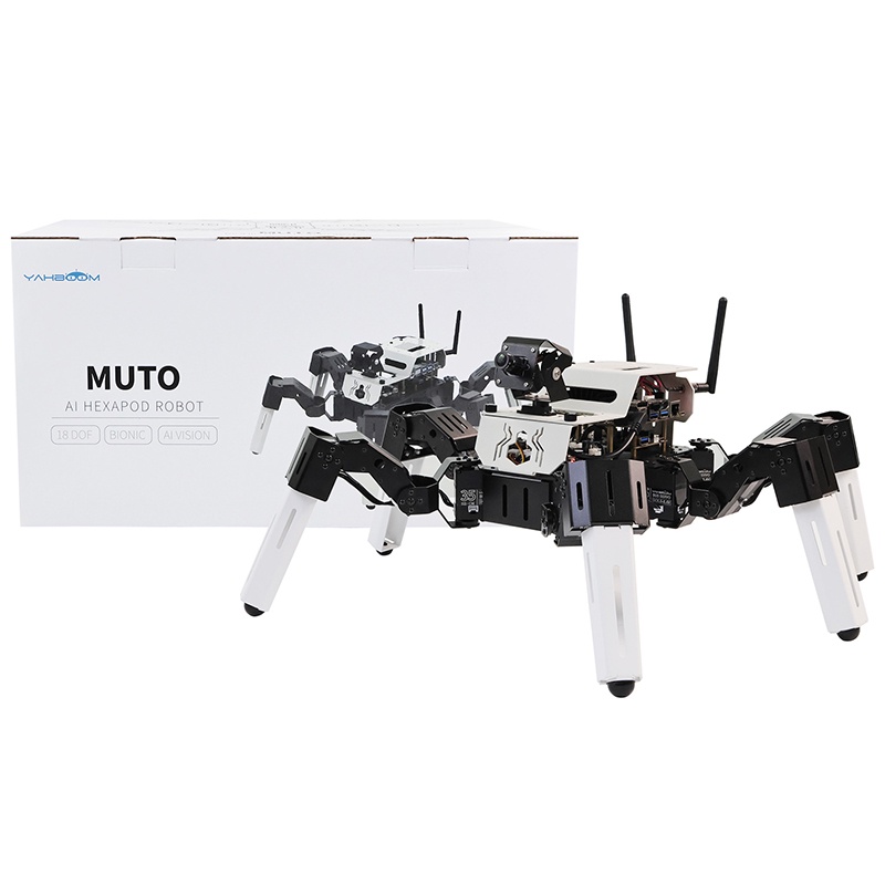 18DOF Muto S2 bionic hexapod robot use Python3 programming for ...