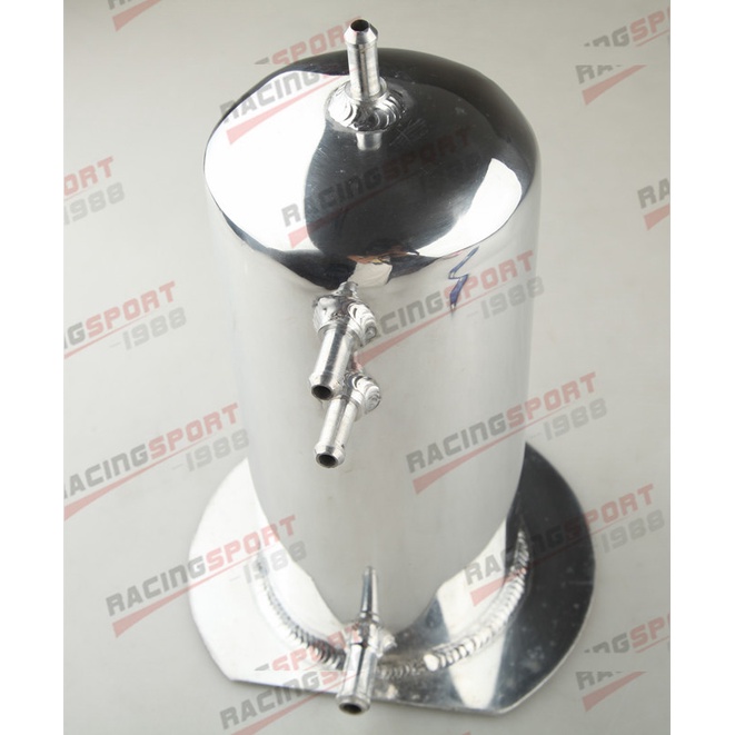 2.5L Polished Fuel Surge Tank Swirl Pot Fits B-osch 044 Fuel Pump Push ...