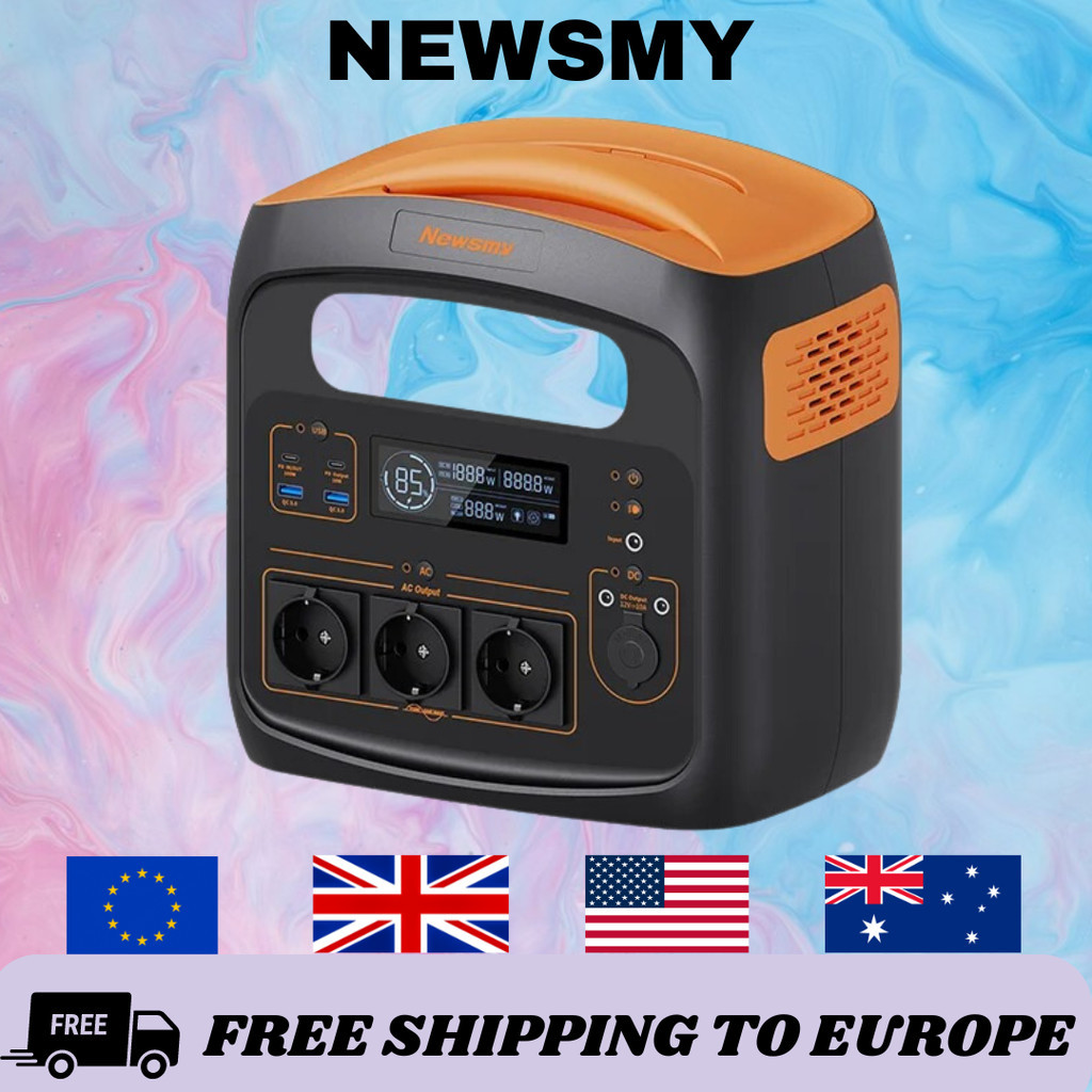 ♠NEWSMY 700W 576Wh Portable Power Station Pure Sine Wave 180000mAh ...