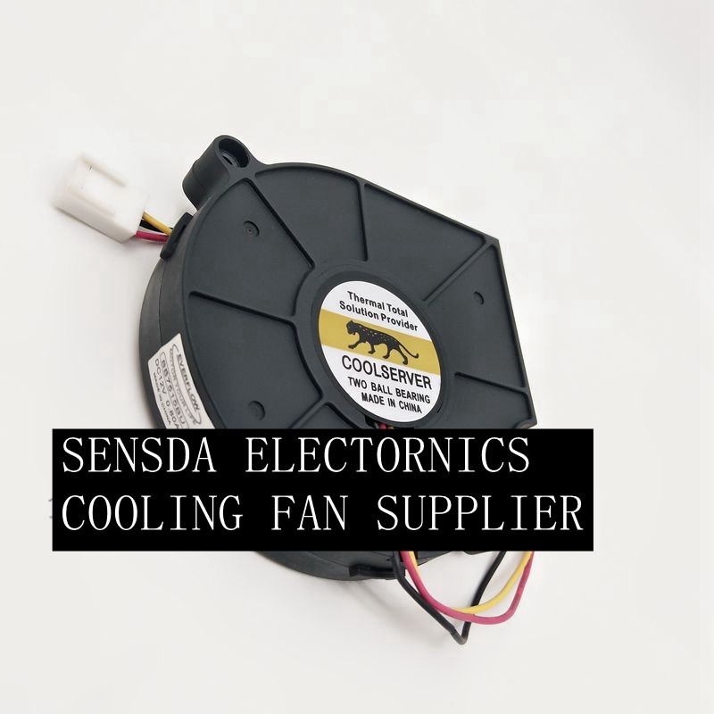 웃75mm cpu blower BB7515BU For COOLSERVER DC 12V 0.80A 4-Wire Server ...