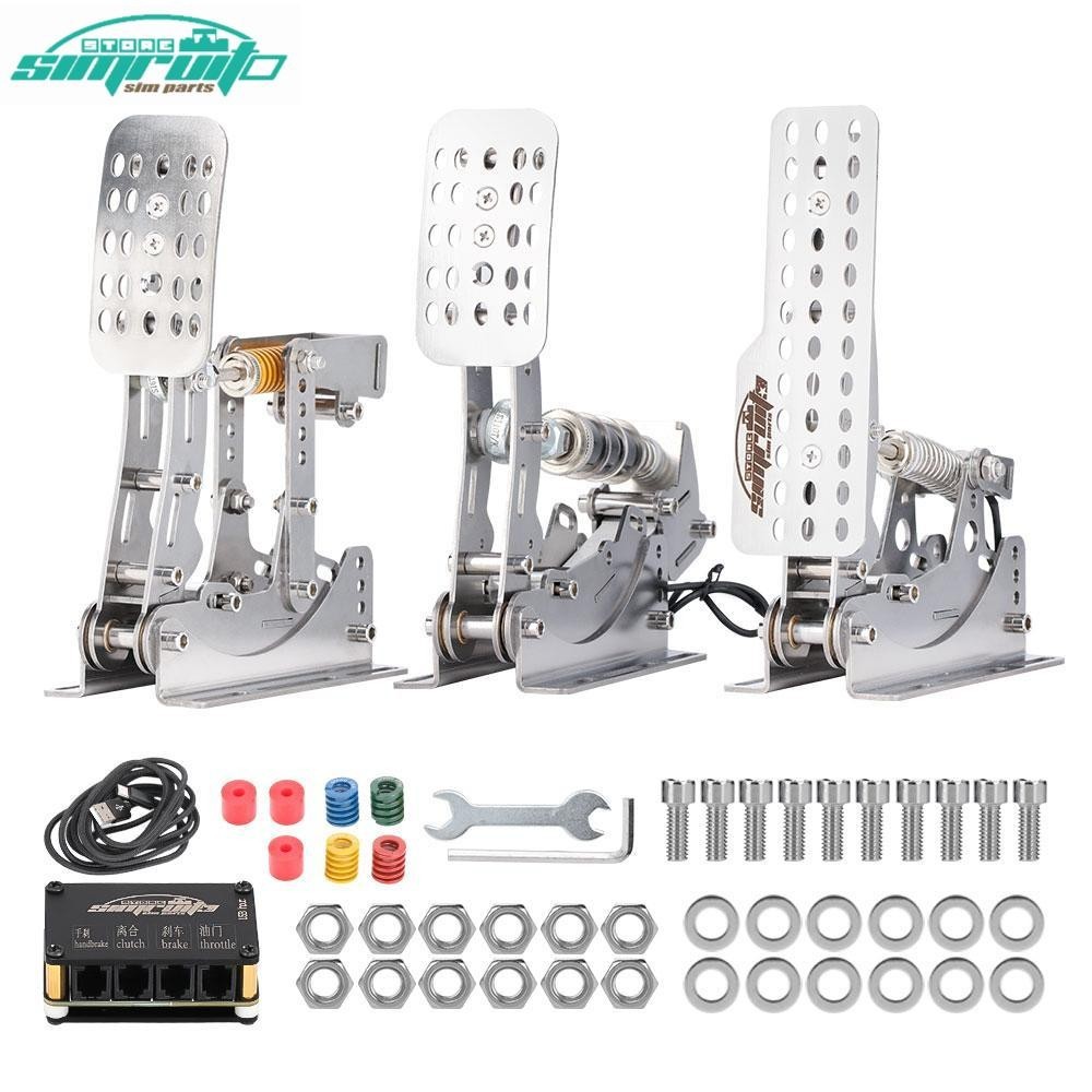 【SimRuito Sim Racing LoadCell Pedals 3mm stainless steel Racing ...