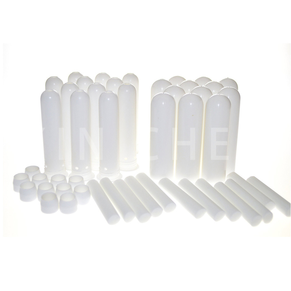 50 PCS Inhaler Stick Essential Oil Aromatherapy White Nasal Inhaler ...