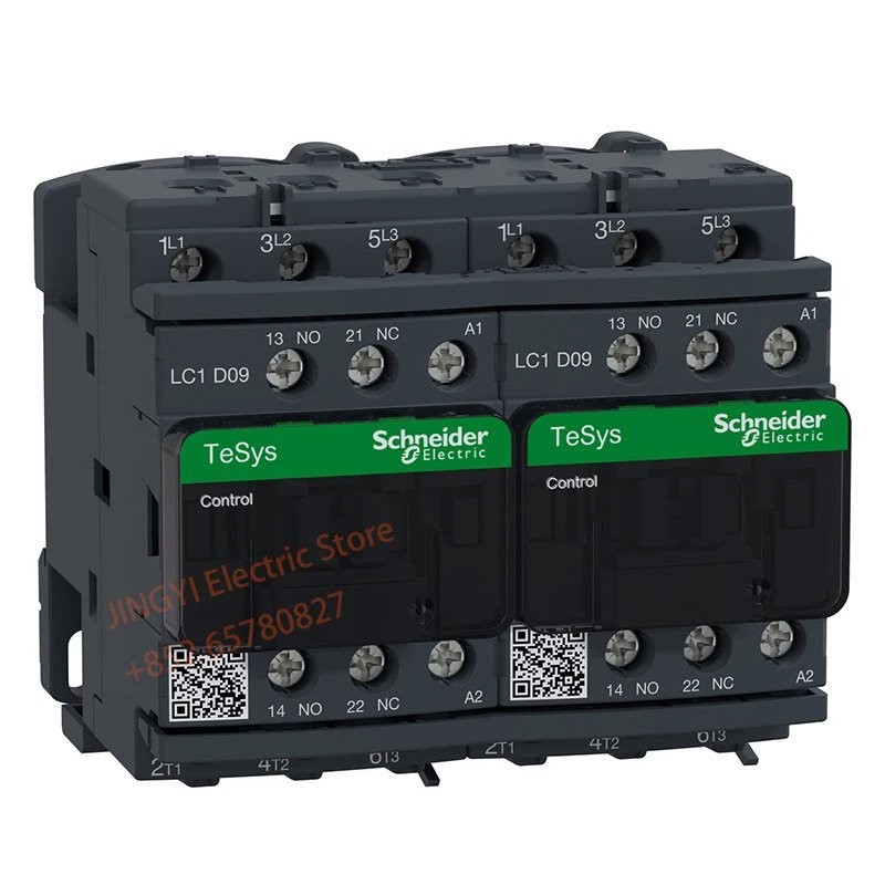 Original LC2D09M7C 3 pole reversible interlocking AC contactor 9A 220V ...
