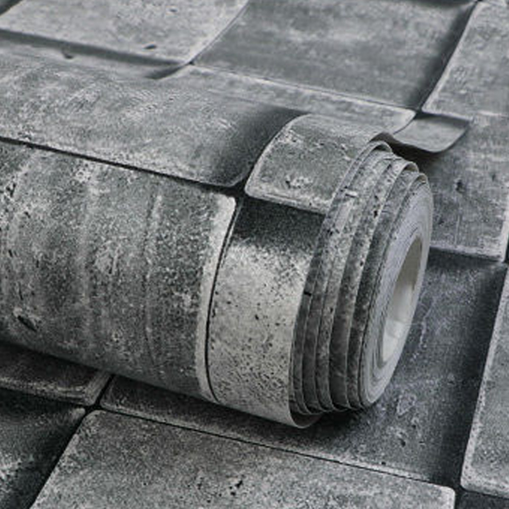 Rustic Vintage 3D Faux Brick Wallpaper Roll Vinyl PVC Retro Industrial