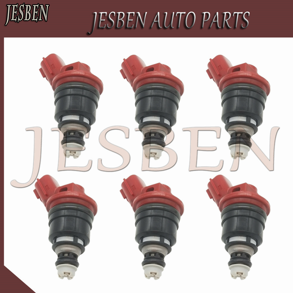 ♟6PCS 16600-RR544 Fuel INJECTOR for Nissan 240sx 180sx Silvia S13 S14 ...