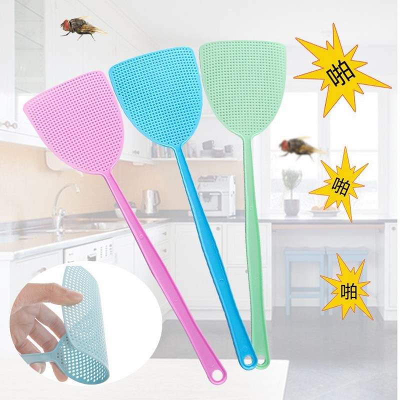 Tapette Mouche Durable Hollow Household LongHandle Plastic Fly Trap ...