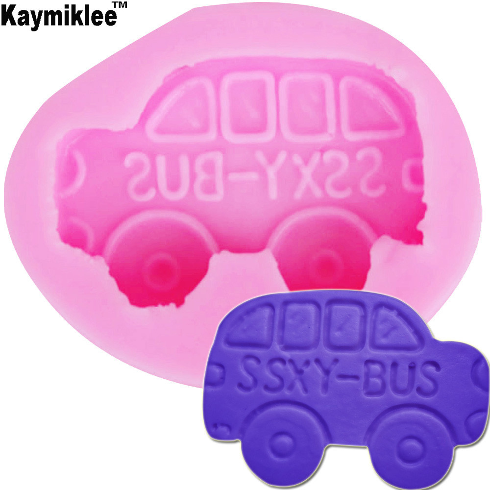 M693 Mini Car UV Resin Silicone Mold Fondant Chocolate Candy Gumpaste ...