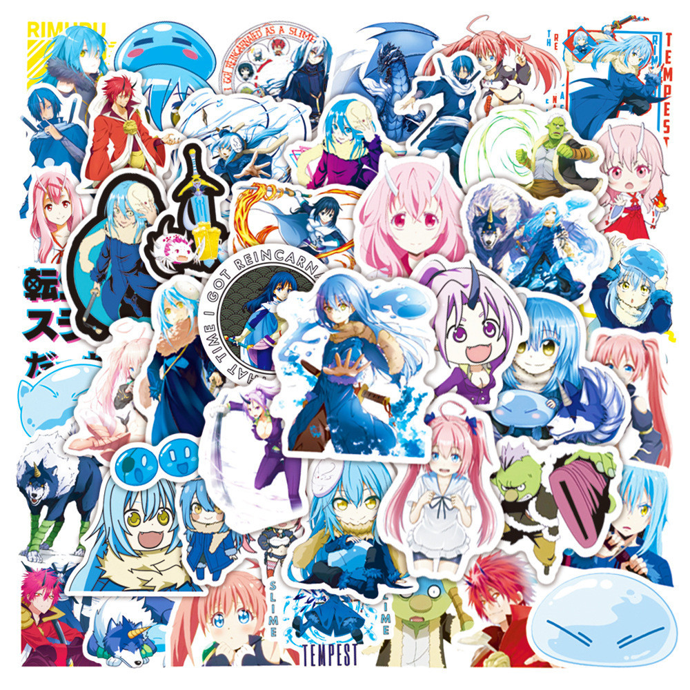 50pcs Cartoon Animation That Time I Got Reincarnated as a Slime Rimuru ...