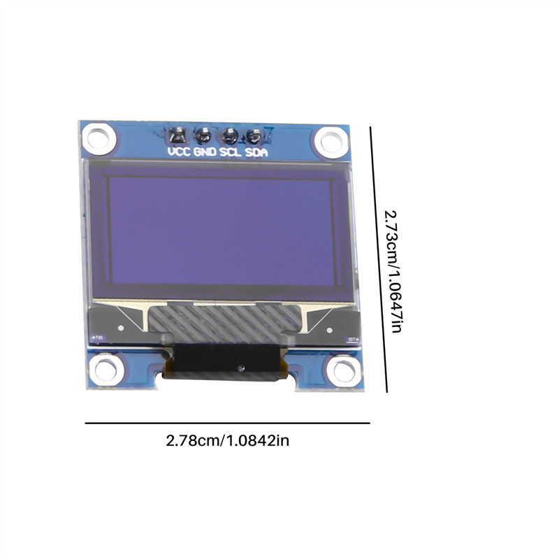 ⚖Raspberry Pi 4B 0.96 OLED I2C Communication 4-Pin LCD Screen Module ...