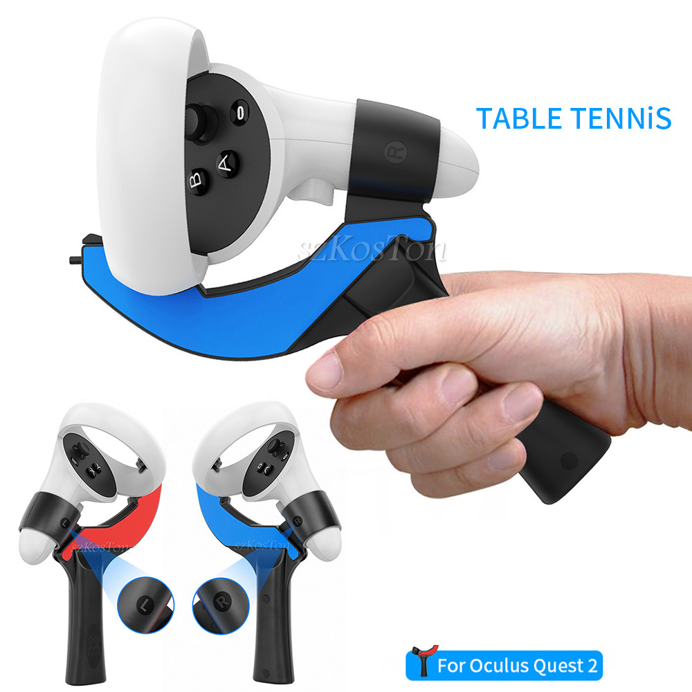 Table Tennis Paddle Grip Handle for Oculus Quest 2 Controllers Playing