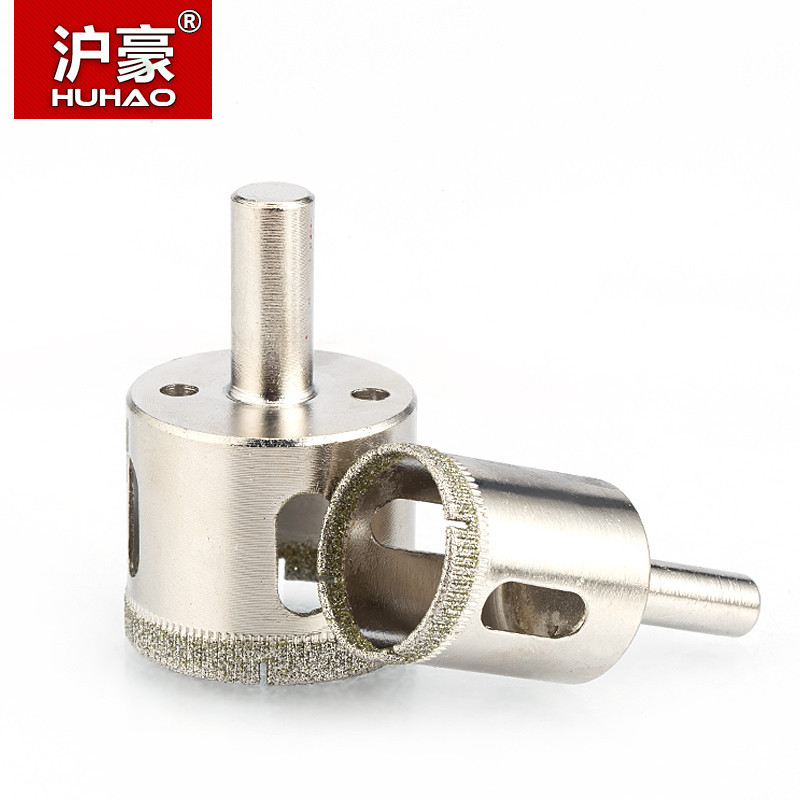 HUHAO 1pc Glass Hole Maker Thick Diamond Powder Coating Drill Bits Jade ...