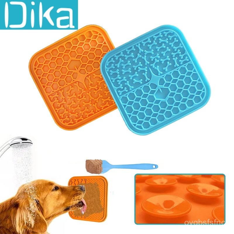 【DK】Silicone Dog Licking Pad Pet Slow Food Plate Licking Pad Pet Meal