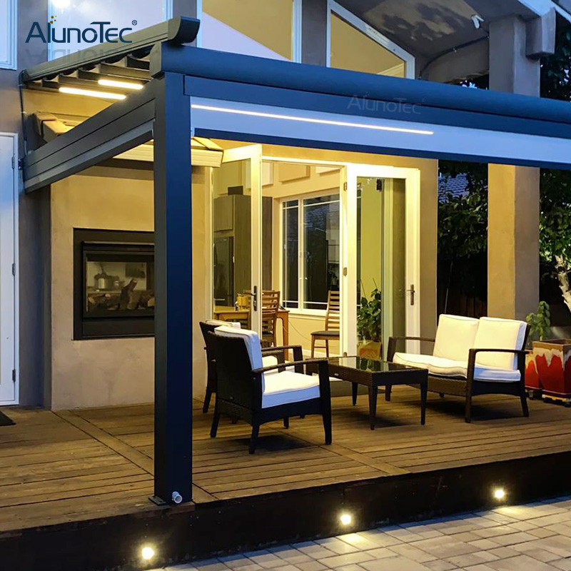 3x3 4x4 Automatic Adjustable Aluminum Sunshading Canopy PVC Fabric ...