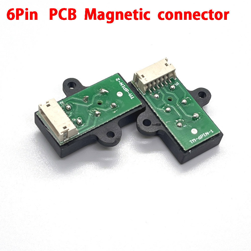 1sets Male Female 6Pin PCB suction Waterproof Magnetic Pogo Pin ...