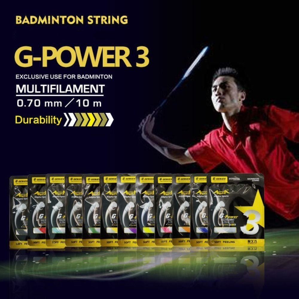 Standard Badminton Racket Line Carbon Nanofiber 0.7mm G3 Badminton ...
