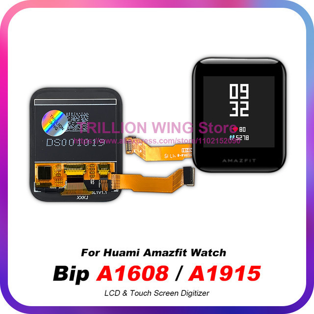 Original For Huami Amazfit Bip A1608 A1915 smart sports watch LCD screen display Touch Screen Digiti Shopee Philippines