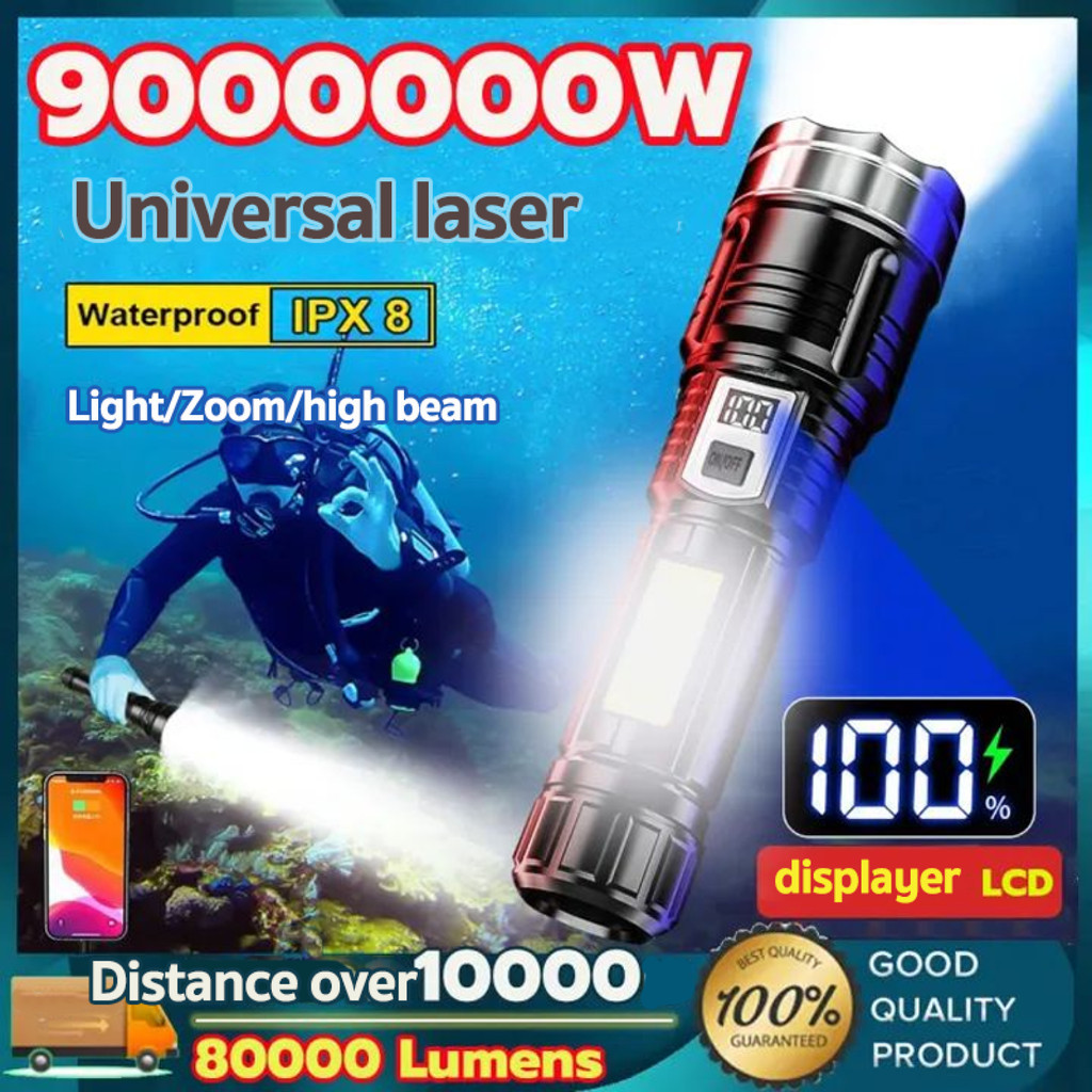 Flashlights heavy duty japan military zoomable led flashlight ...