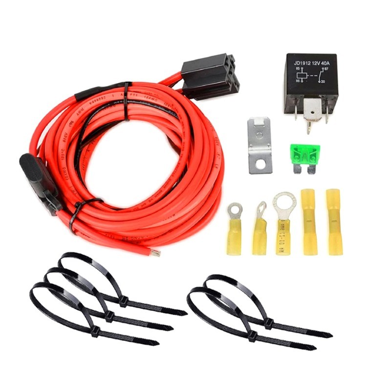 웃For P/N 30247 12V System Electric Fuel Pump Relay Bypass Kit