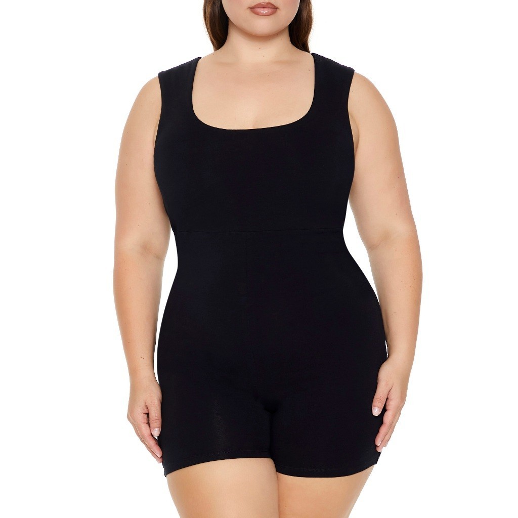 Forever 21 Women's Plus Size Fitted Tank Romper Shopee Philippines