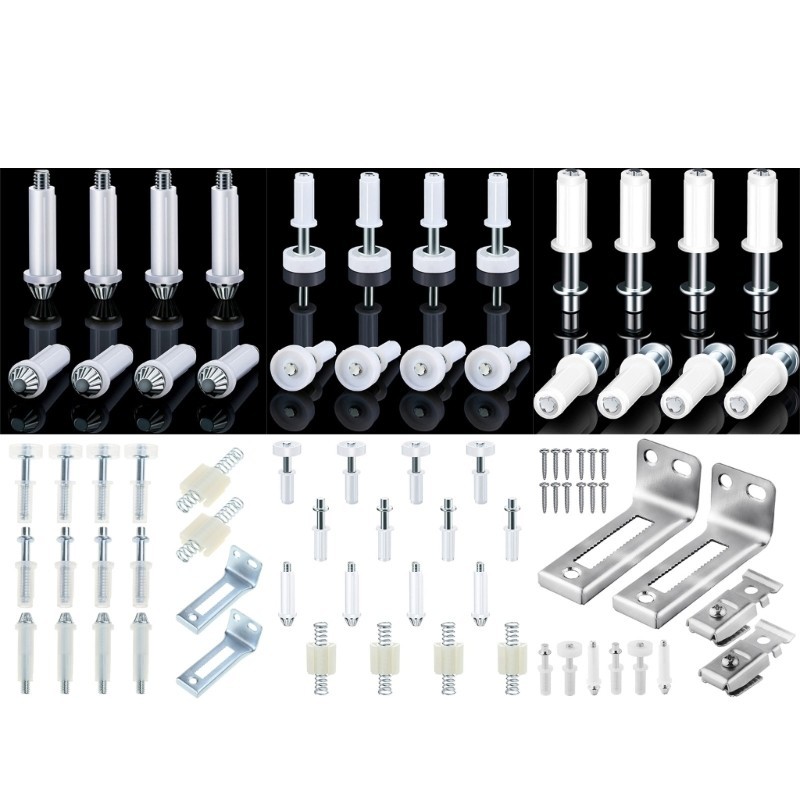 ۩C7AD Stainless Steel Bifold Sliding Closet Door Replacement Part Bi