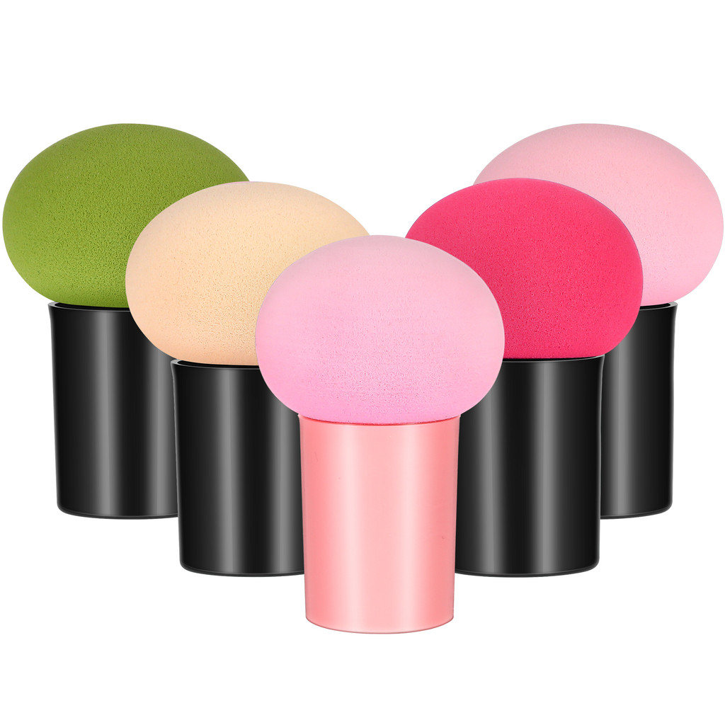 Compact Powder Puff Mushroom Head Powder Puff Sponges for Foundation ...