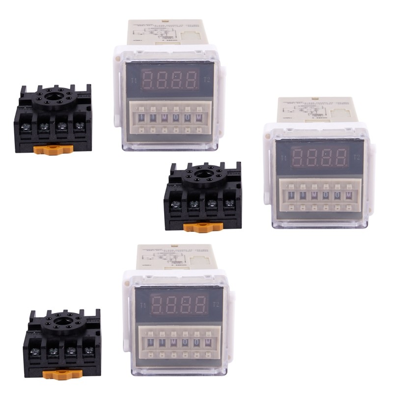 Jual MFRI Programmable Digital Timer Switch Relay 220V - DH48S-S