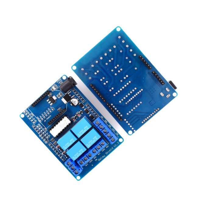 ☻4 Channel 5V Relay Module Extension Board Relay Shield V1.3 Compatible ...
