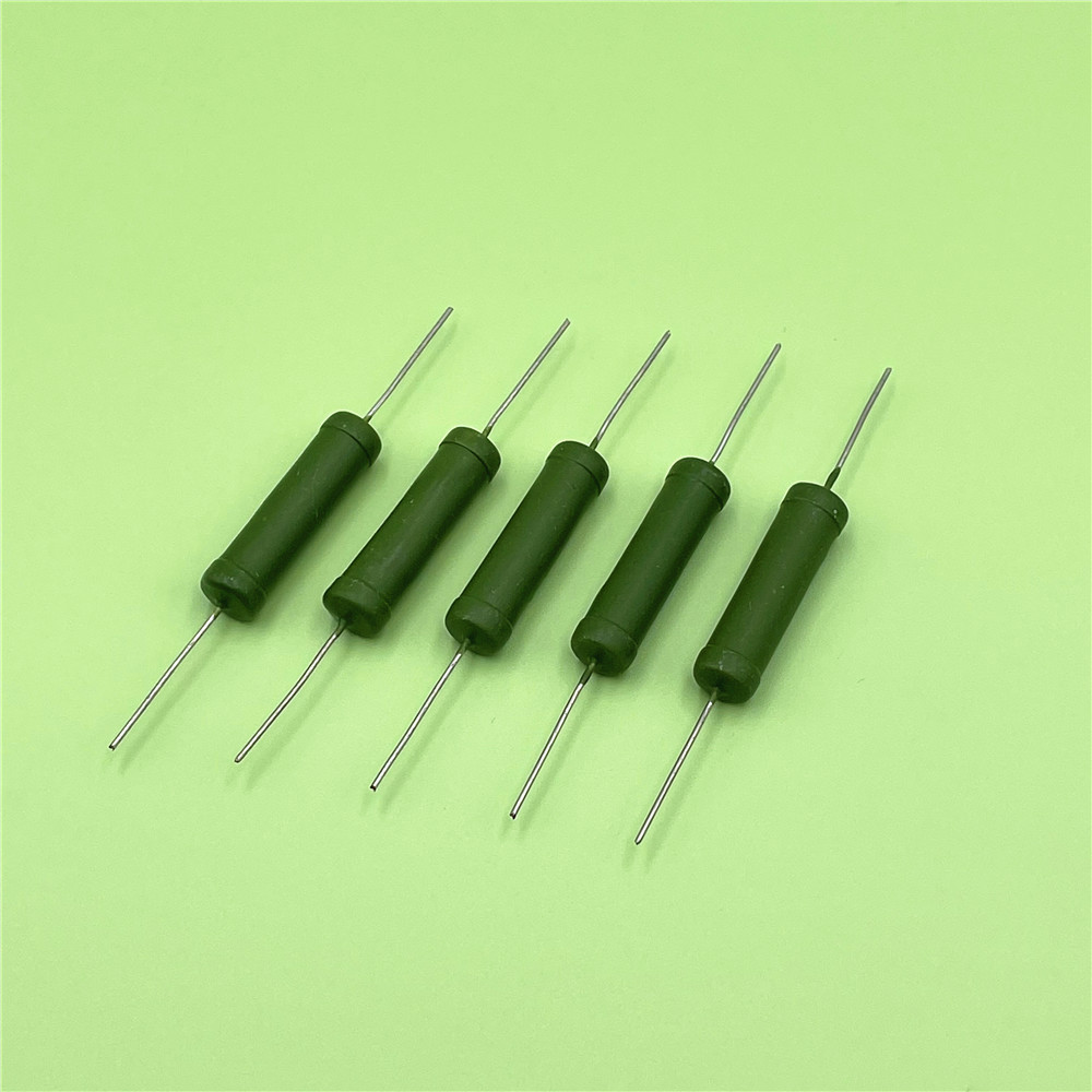 ☆100pcs RX21 6W 0.1R 1R 10R 100R 1K to 10K Ohm 5 Fixed Type Wire Wound