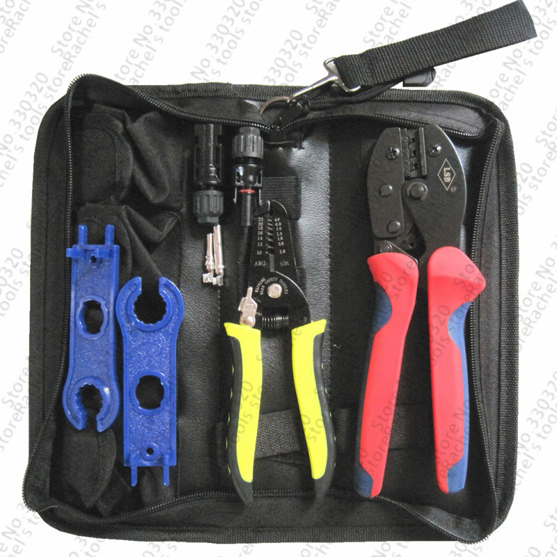 Solar tool kit crimping tools set with crimping tool multi-function ...