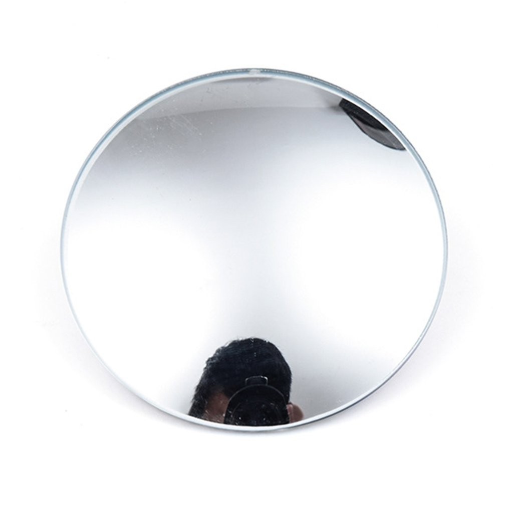 ⓛAuto Rear view Mirror HD Borderless Small Circular Mirror Glass 360 ...
