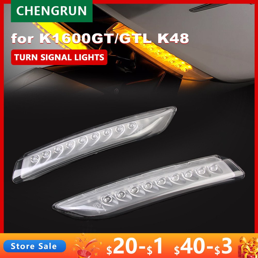 ☯Turn Signal Lights for BMW K1600GT K1600GTL K48 Motorcycle Indicators