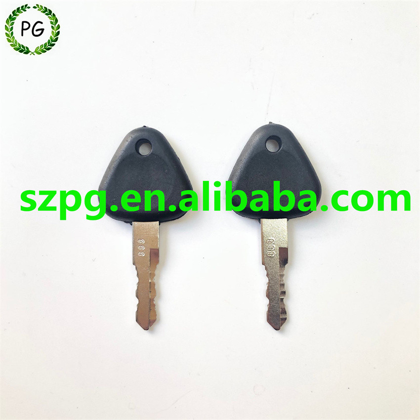 2PCS 888 Key For SDLG Heavy Equipment Backhoe Excavator Loader Start ...