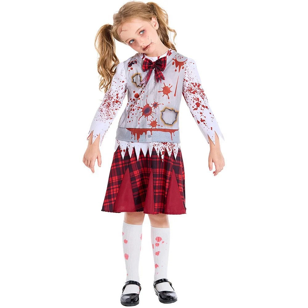 Best Made Halloween Bloody Costume Horror Schoolgirl Children Costume