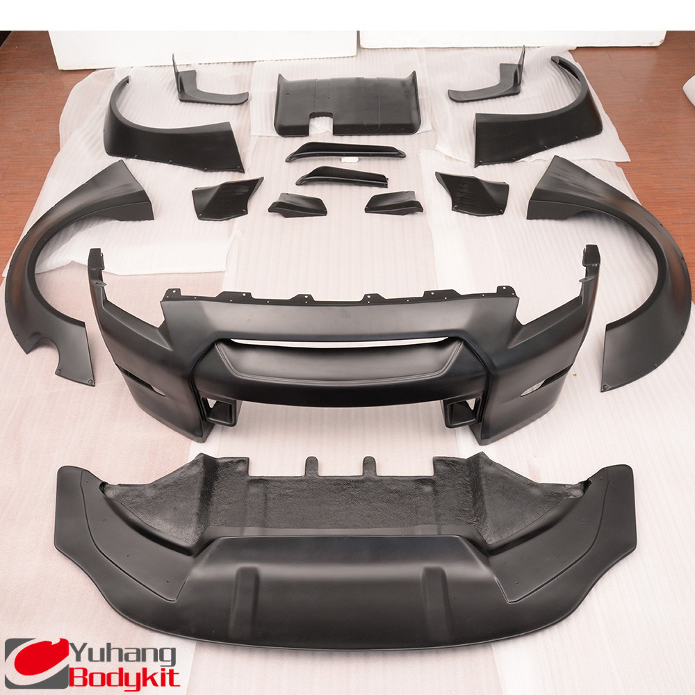 Glass fiber 2008-2014 Skyline R35 GTR GTR35 GT-R DBA CBA LB Ver.1 Style ...