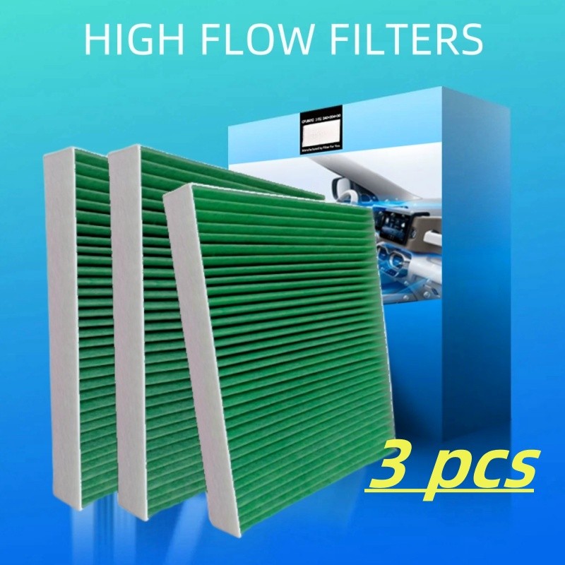 【3 Pcs/Air Conditioner Filter For Chery Arrizo 5 Gt Plus 8 E Gx / Cabin
