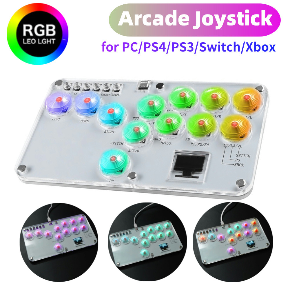 유Leverless Controller Fight Sticks Mini Fighting Game Arcade Stick ...